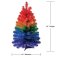 Holiday Time Non-Lit Tinsel Artificial Christmas Tree, 24", Rainbow Color