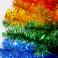 Holiday Time Non-Lit Tinsel Artificial Christmas Tree, 24", Rainbow Color
