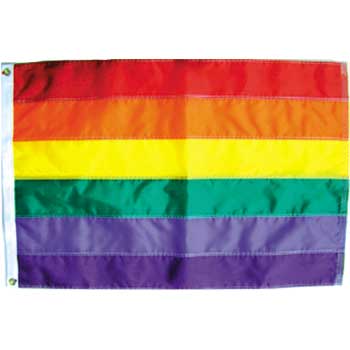 2x3 Gay Pride Rainbow & State New Mexico 2 Pack Flag Wholesale Combo 2'x3'