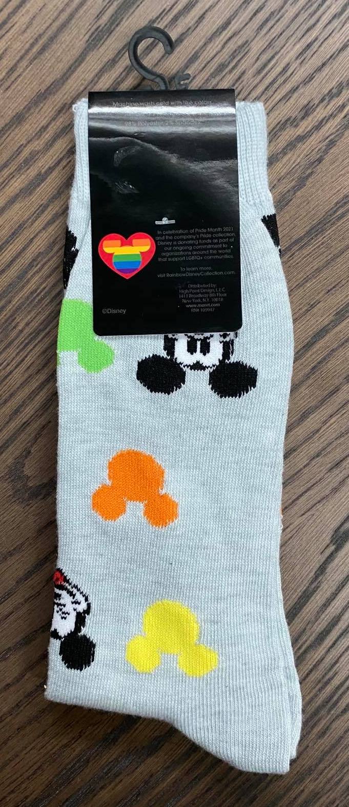 PrideOutlet > Accessories > Rainbow Disney Collection Pride Mickey Mouse  Socks