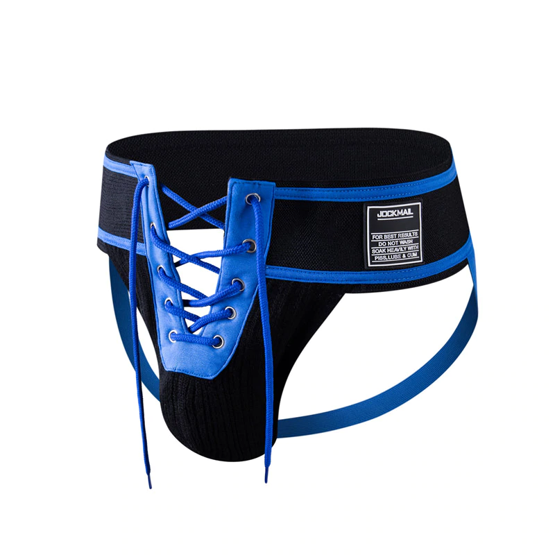 PrideOutlet > Underwear > JOCKMAIL 3.15 Waistband Footballer Lace-Up  Jockstrap