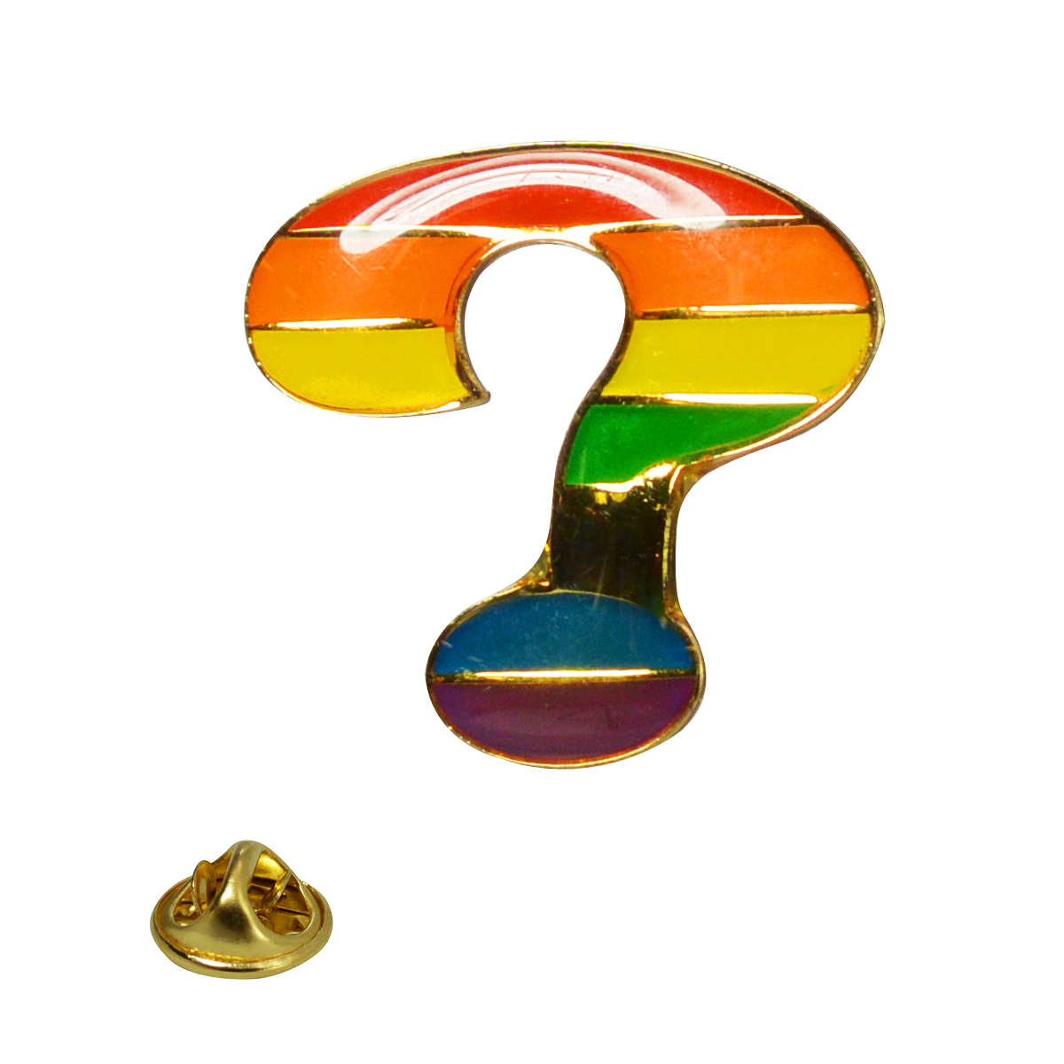 rainbow question mark