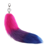 Bisexual Foxtail Faux Fur Keychain 16 Inch
