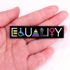 Equality Symbol Lapel Pin – Intersectional Pride Statement Badge