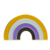 Non-binary Rainbow Lapel Pin