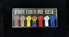 Together We Rise, Black Lives Matter BLM, Raised Fists Enamel Pin