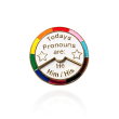 Today's Pronouns Are: Spin Wheel Lapel Pin