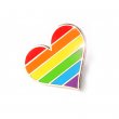 Rainbow Pride Heart Lapel Pin