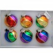 Christmas Pride Rainbow Mercury Glass Bulb Ornaments (6-pk)