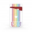 Colorways Rainbow  Strips Self-Adhesive Phone Wallet
