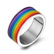 Classic Rainbow Pride Silicone Ring