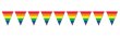 Gay Pride - Large 30ft Rainbow Flag Pennants Streamer