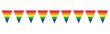 Gay Pride - Large 30ft Rainbow Flag Pennants Streamer