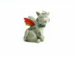 Gray Angel Cat With Rainbow Wings Ornament