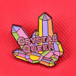 "Crystal Queer" LGBTQ Lapel Pin