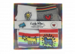Keith Haring Socks and Pin Set, 2 Enamel Pins and 4 Socks Size 10-13 Style# KH960895