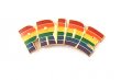 Rainbow Pride Letters Lapel Pin