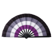 Asexual Pride Folding Hand Fan – 25" Wide