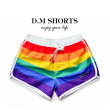 D.M Shorts - Retro Rainbow Trucks