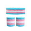 Transgender Athletic Sweatband Set (1 Headband + 2 Wristbands)