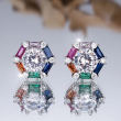 Rainbow Gemstone Earrings – Spark with Pride