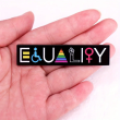 Equality Symbol Lapel Pin – Intersectional Pride Statement Badge
