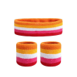 Lesbian Athletic Sweatband Set (1 Headband + 2 Wristbands)