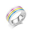 Pansexual Titanium Ring