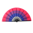 Bisexual Pride Folding Hand Fan – 25" Wide