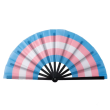 Transgender Pride Folding Hand Fan – 25" Wide