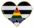 Straight Ally Pride Heart Pin