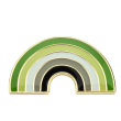 Aromantic Rainbow Label Pin