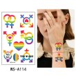 Rainbow Pride Temporary Tattoo Pack A114