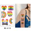Rainbow Pride Temporary Tattoo Pack A118