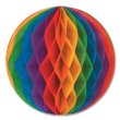 Rainbow Tissue Ball 12"