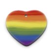 Rainbow Heart Ornament