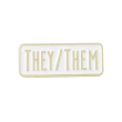 They/Them Pronoun Lapel Pin