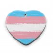 Transgender Heart Ornament