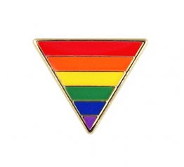 Rainbow Pride Triangle Lapel Pin