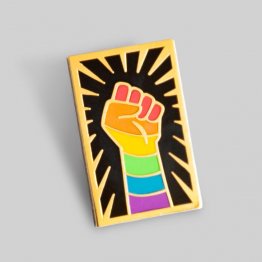 Rainbow Resist Lapel Pin