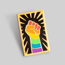 Rainbow Resist Lapel Pin