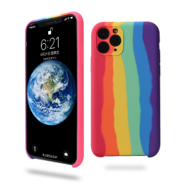 Original Rainbow Liquid Silicone iPhone Case