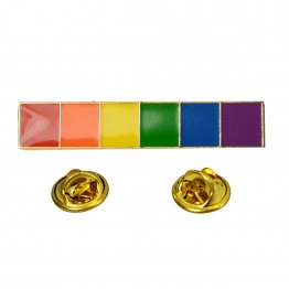 Rainbow Pride Bar Lapel Pin