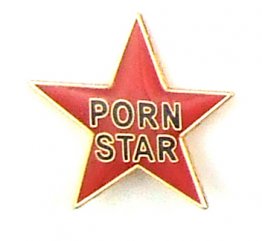 Porn Star Lapel Pin
