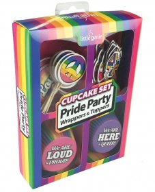 Cupcake Set - Pride Party Wrappers & Toppers