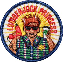 Lumberjack Princess Badge