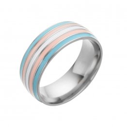 Transgender Stainless Steel Ring