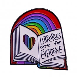 Libraries Are for Everyone Lapel Pin