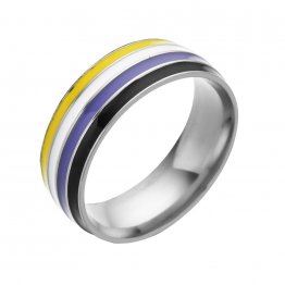 Non-Binary Stainless Steel Ring