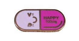 Happy Pill Lapel Pin